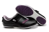 lacoste femmes pas cher chaussures hot black purple